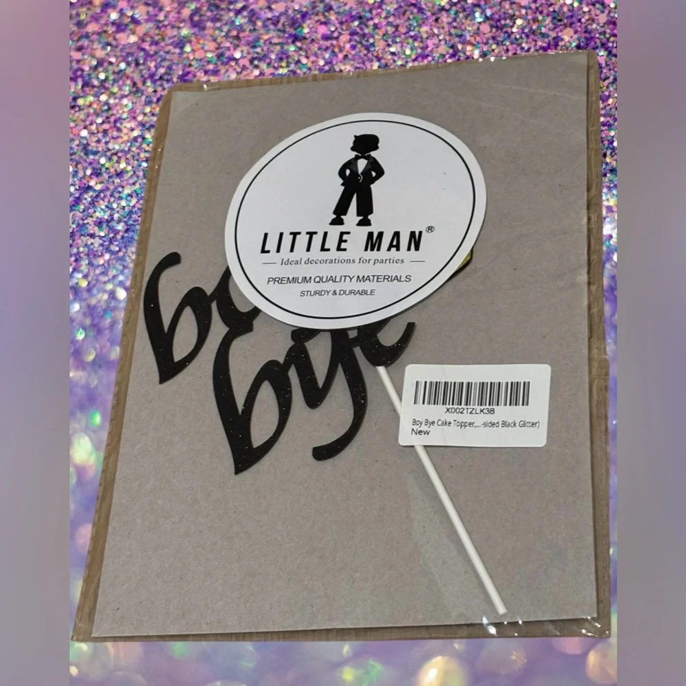 Boy Bye Cake Topper for Divorce, Break-up, Single Freedom Party Decorations